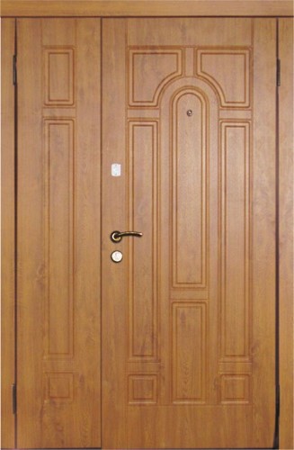 Металлическая дверь в коттедж с отделкой МДФ KJ-1290, цена 49 500  руб.