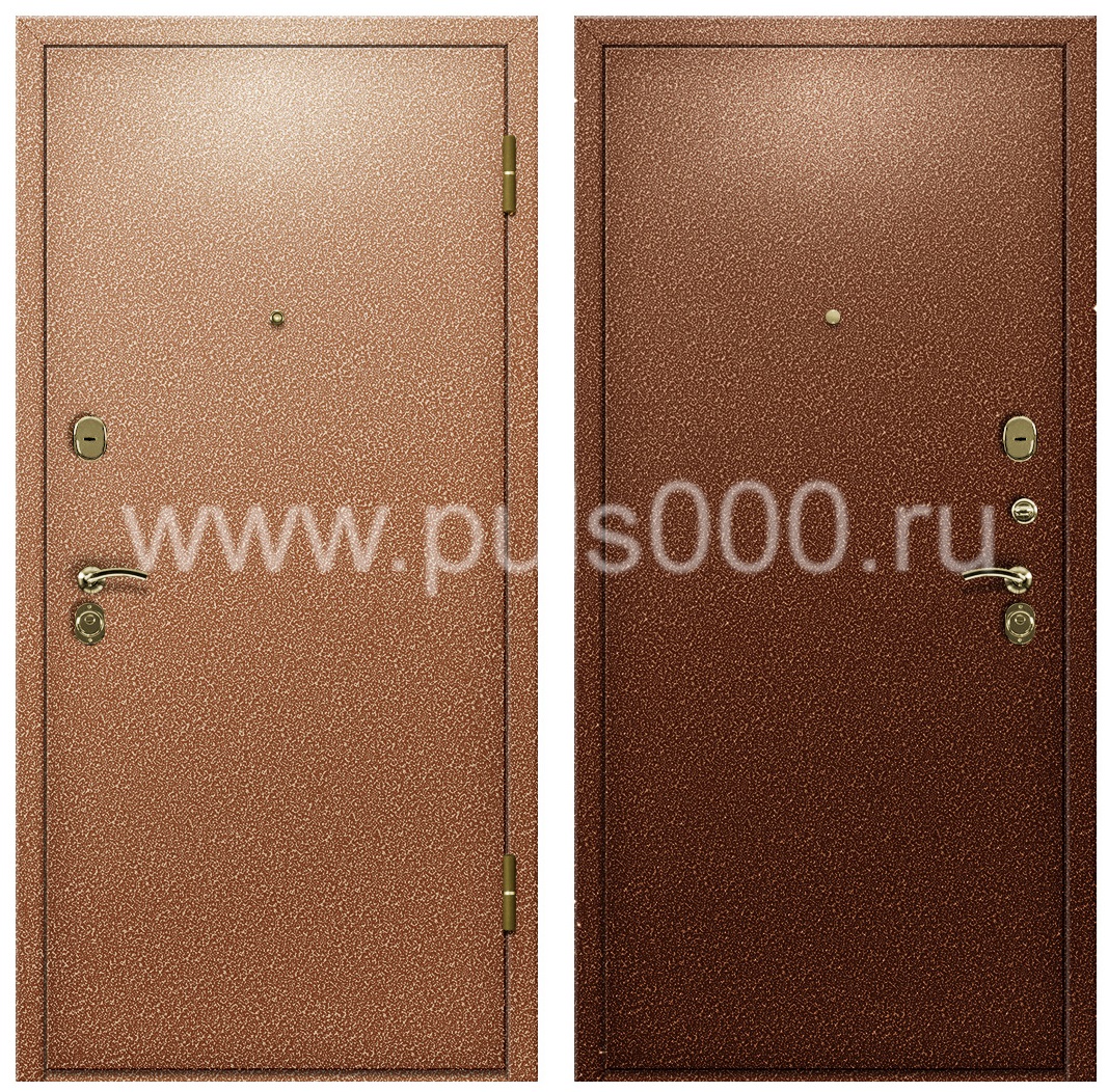 Утепленная дверь с отделкой порошковым напылением PR-1144